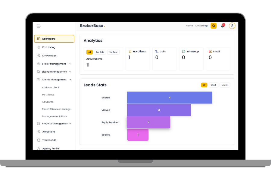 BrokerBase project screenshot